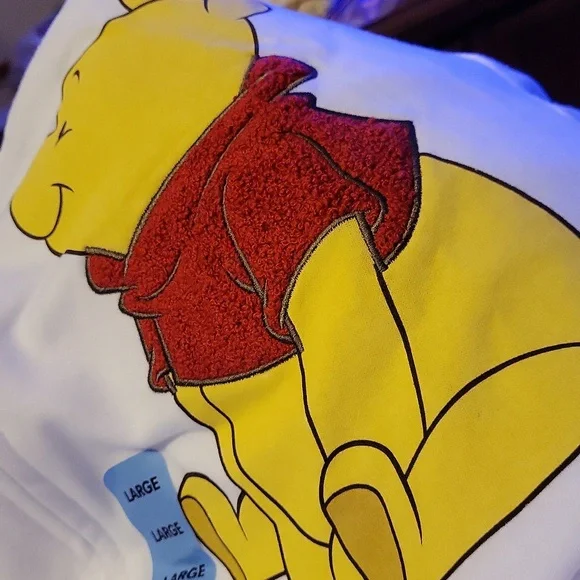 DISNEY WINNIE THE POOH full zip sweatshirt hoodie - Picture 7 of 14